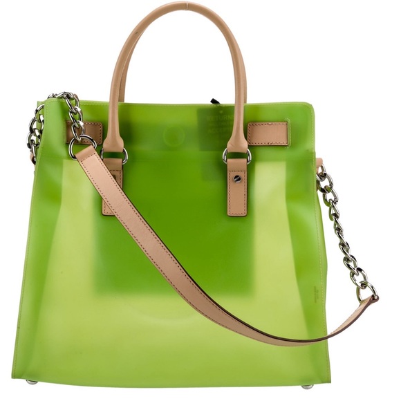 Super Rare Michael Kors PVC Hamilton Handle Shoulder Bag EUC - Picture 4 of 12